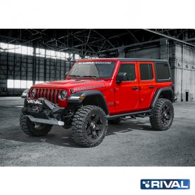 Off-road running boards Jeep Wrangler 2017-