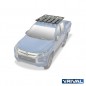 Dachträger (Set) Mitsubishi L200 2015-2019/ 2018- flach Alu schwarz