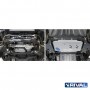 Engine underride guard Nissan Navara2004-2010/ 2010-2015/ 2014-2021 4mm aluminum