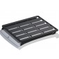 RIVAL modular Roof rack Ford Ranger 2023+flat aluminum black