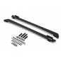 RIVAL modular Roof rack Ford Ranger 2023+flat aluminum black