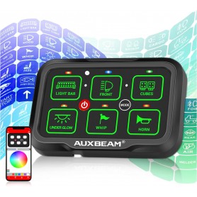 Auxbeam 6 compartment switch panel