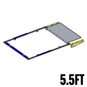 Alu-Cab ModCAP roof tent filler kit & bracket 5.5FT
