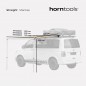 Straight awning various sizes