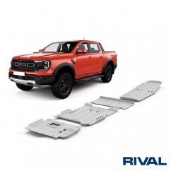 RIVAL Unterfahrschutz Set Ranger Raptor 2023+ 4 teilig ALU 6mm