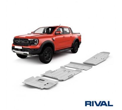 RIVAL Unterfahrschutz Set Ranger Raptor 2023+ 4 teilig ALU 6mm