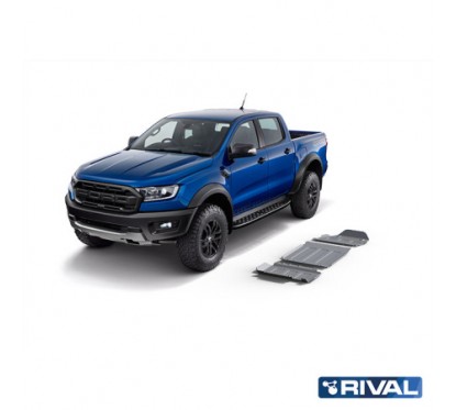 RIVAL Unterfahrschutz Set Ranger Raptor 2019-2022 3 teilig ALU 6mm
