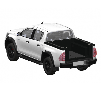 Alu-Cab Absetzkabine "Drive-Off" Plattform für D/Cab ModCap & CanopyCamper