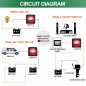 Battery disconnect switch 12-48V 275A