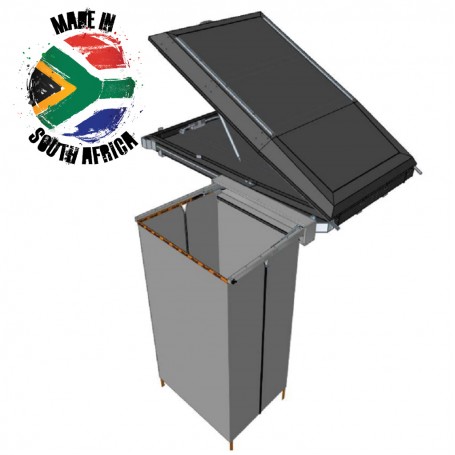 Alu-Cab holder set shower cube for rackbars