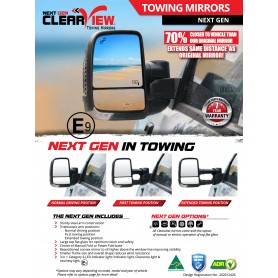 copy of Clearview extendable mirror Ranger / Ranger Raptor PX4 2023+ NextGen