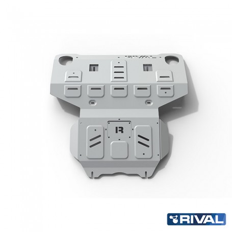 Kühler- und Motorschutzblech  Unterfahrschutz Toyota Hilux 2005-2015 6mm Alu