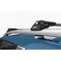 TURTLE Ford Ranger roof rack set for railing in black or silver