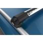 TURTLE Ford Ranger roof rack set for railing in black or silver