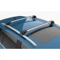 TURTLE Ford Ranger roof rack set for railing in black or silver