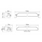 Ford Ranger Wildtrak/Raptor Sportsbar Clamp Lamp Bracket Set with Lazerlamps Linear 42