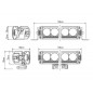 Ford Ranger Überroll-Bügelset 2 mit Lazerlamps  Triple-R24 Gen2
