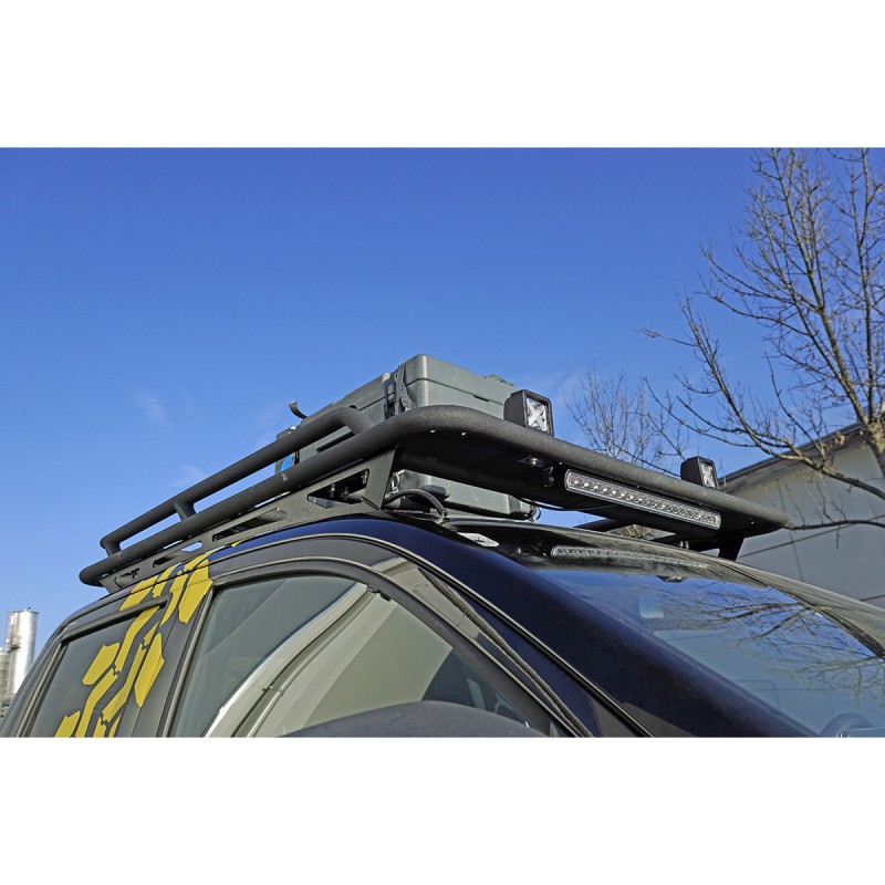 Roof rack NAVIS Ford Ranger flat aluminum black
