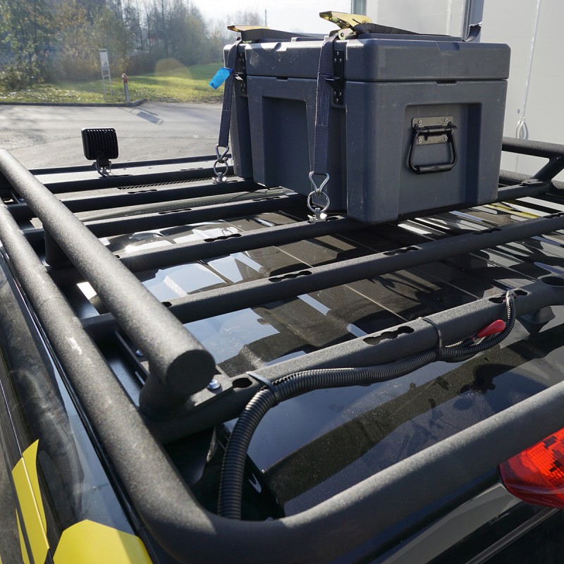 Roof rack NAVIS Ford Ranger flat aluminum black