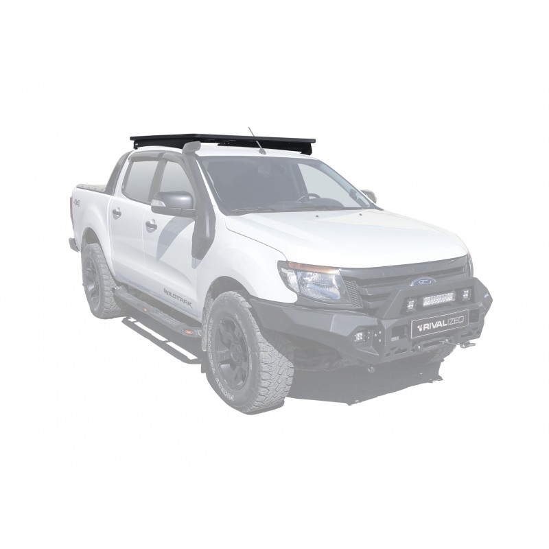 RIVAL modular Roof rack Ford Ranger flat aluminum black