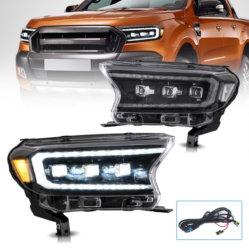 Ford Ranger T7 und T8 - LED Hauptscheinwerfer mit Standlicht und Zulassung
