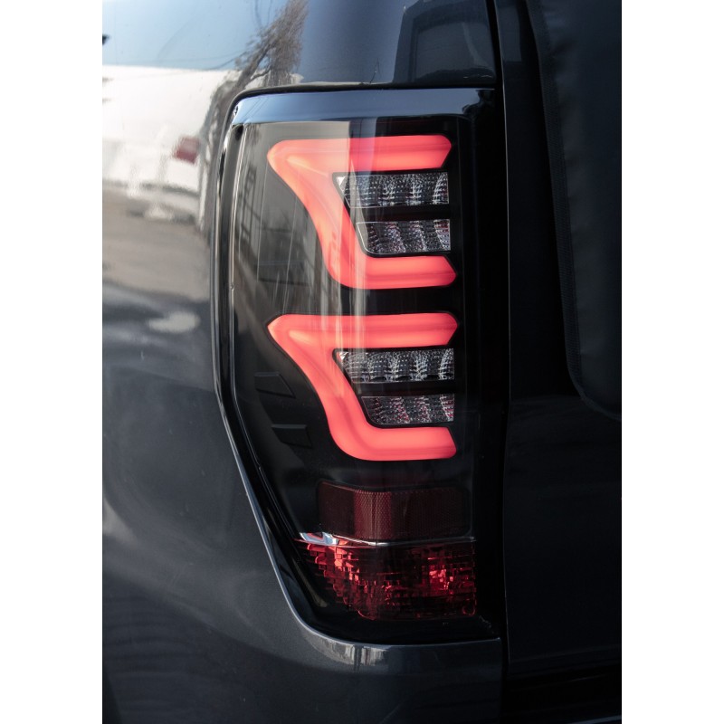 Lightbar LED rear lights Ford RangerT6/T7/T8 & Raptor 2012+ black