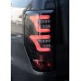 Lightbar LED rear lights Ford RangerT6/T7/T8 & Raptor 2012+ black