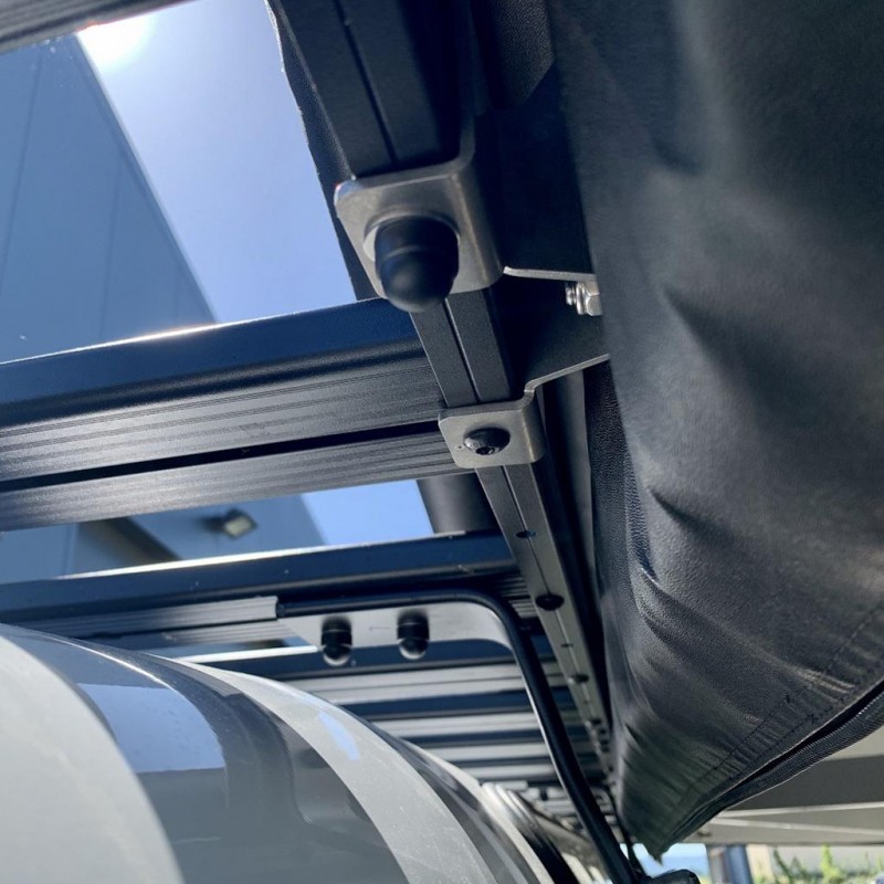 AluCab 270° awning bracket for frontrunner roofrack