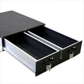 Alu-Cab drawer system double 1450