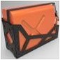 Alu-Cab Canister Holder left/right black